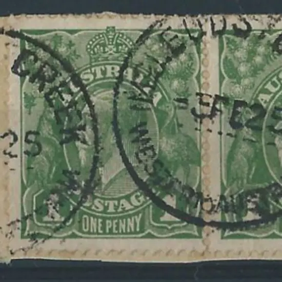 McLeods Creek A28 for 3 Feb 1925. 2 complete ...