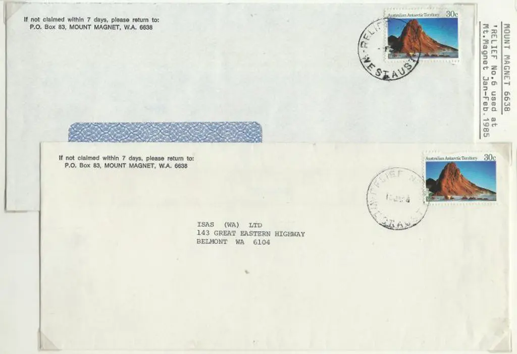 Relief No. 6 used at Mt Magnet Jan-Feb 1985. Two ... Image 1++