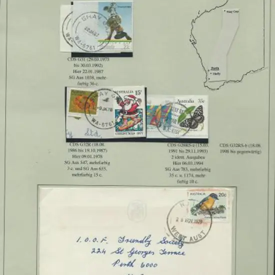 Shay Gap Range on pieces showing PMI types G31, ...