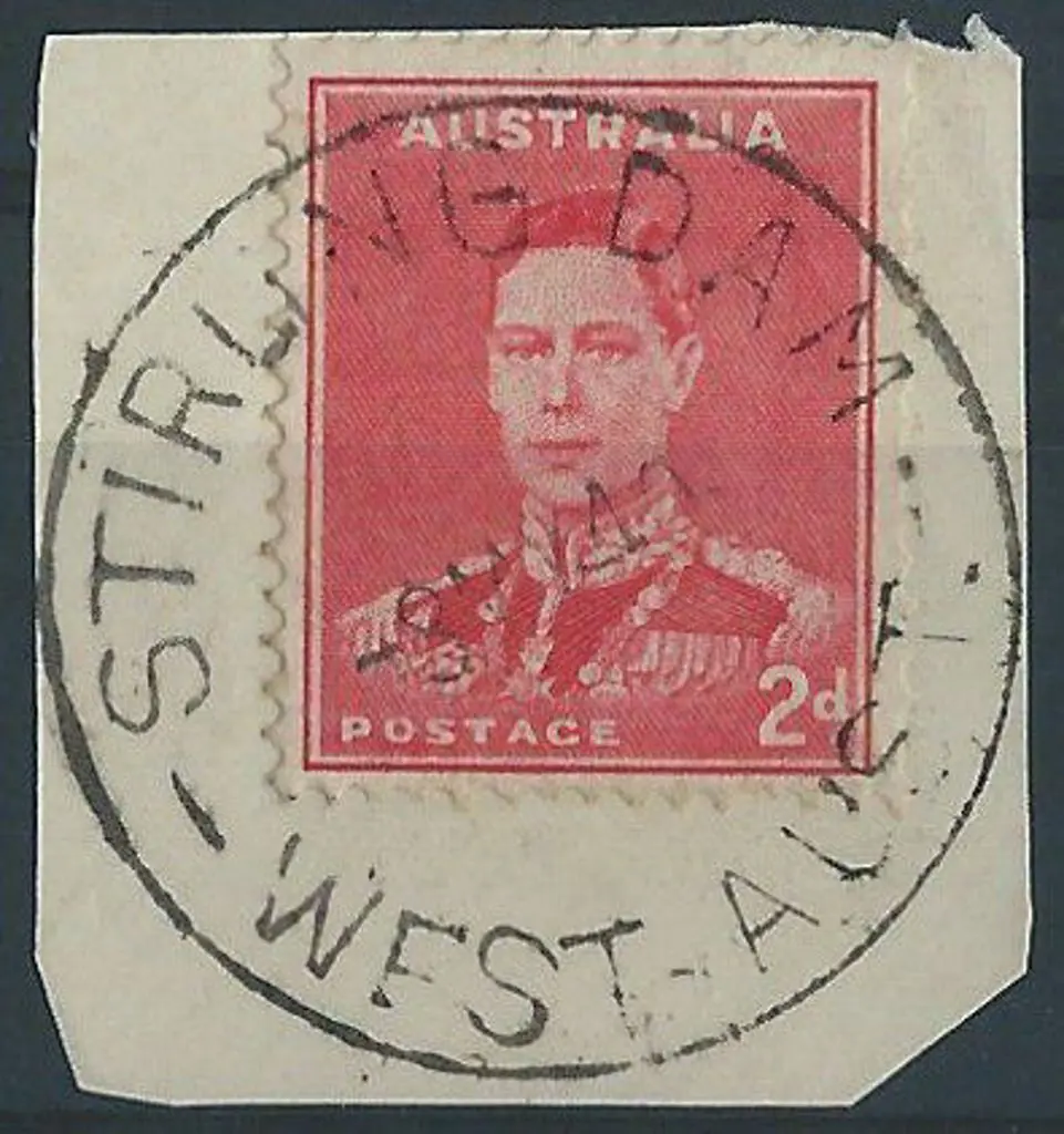Stirling Dam E31 Lovely complete strike on KGVI 2d ... Image 1++
