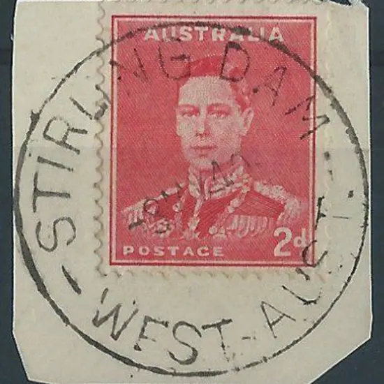 Stirling Dam E31 Lovely complete strike on KGVI 2d ...