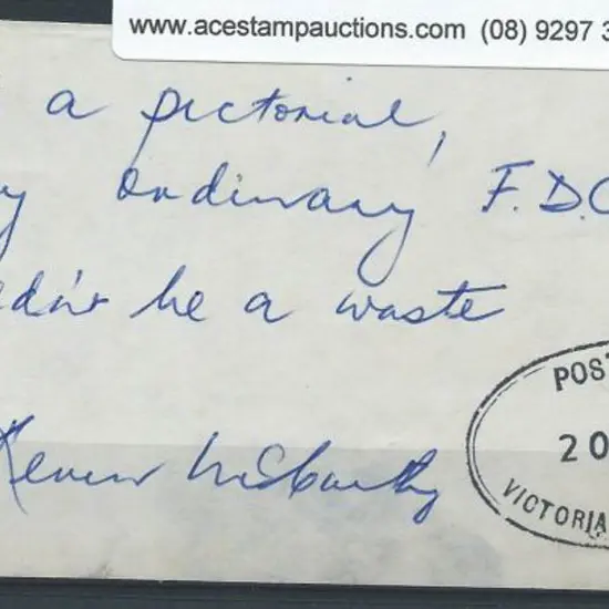 Victoria Park East 6101 Postmaster ORS type 1. Not ...