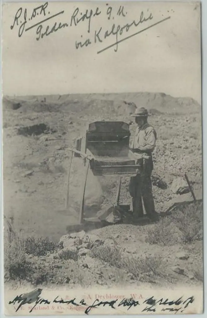 "A Dryblower, WA" (Skarland & Co, Kalgoorlie) Used ... Image 1++