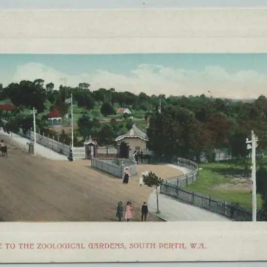 "Entrance to the Zoological Gardens, South Perth, ...