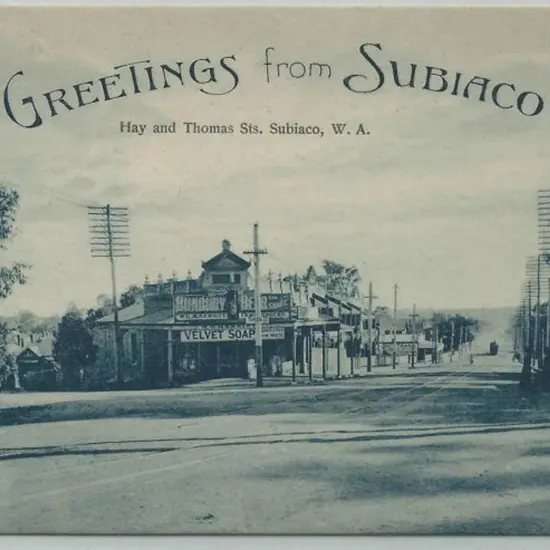 "Hay & Thomas Sts, Subiaco, WA" (No publisher ...