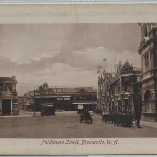 "Phillimore Street, Fremantle WA" (Falk) Sepia & ...