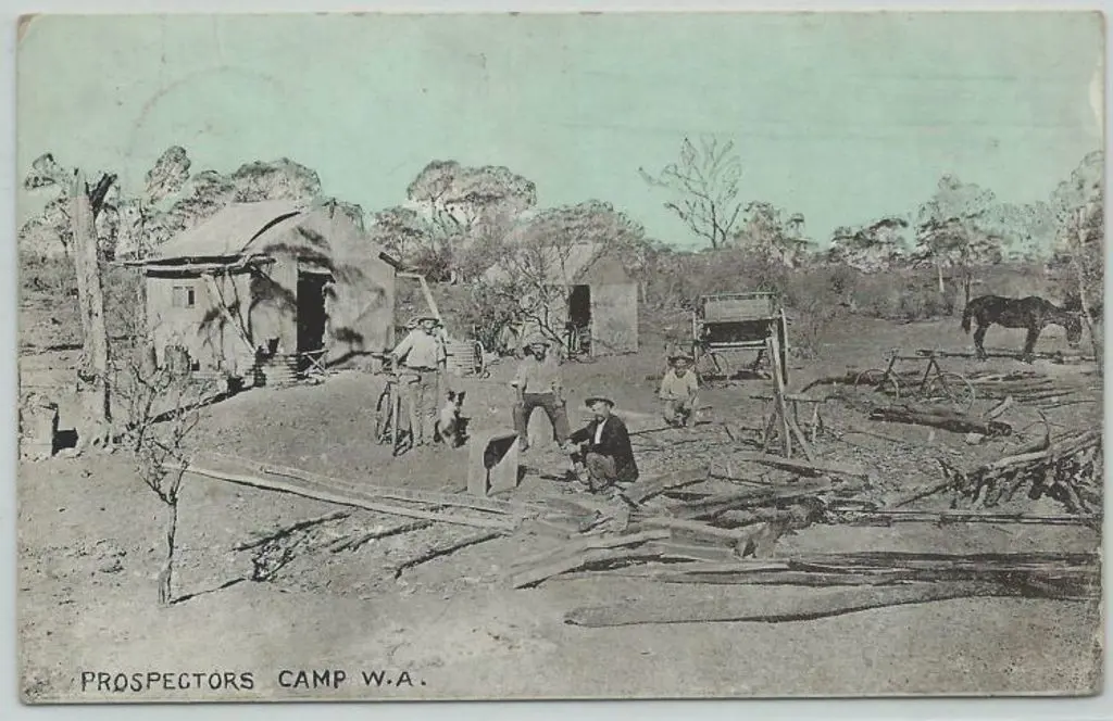 "Prospectors Camp WA" (perfection series) in blue ... Image 1++