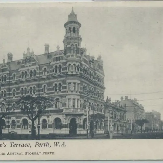 "St George's Terrace, Perth WA" (Austral Stores) ...