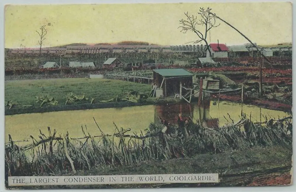 "The Largest Condenser in the World Coolgardie" WA ... Image 1++