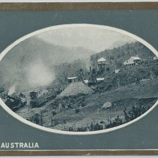 "Typical Australia" gold mining scene (Australian ...