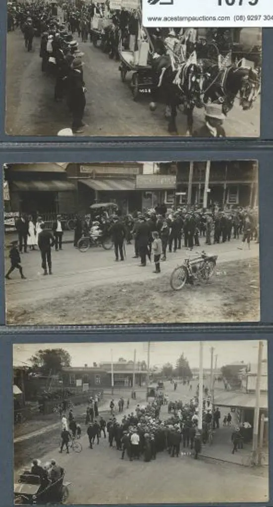 c1900 Protest march in Perth in support of the ... Image 1++