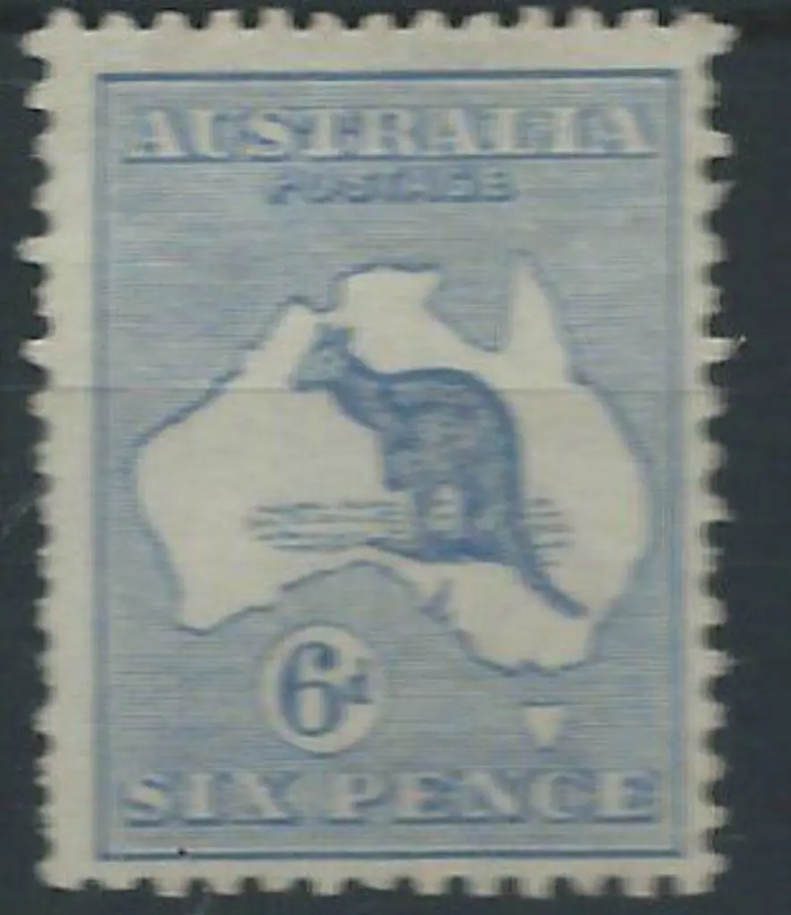 1913 1st wmk 6d ultramarine. Irregular, shortish ... Image 1++