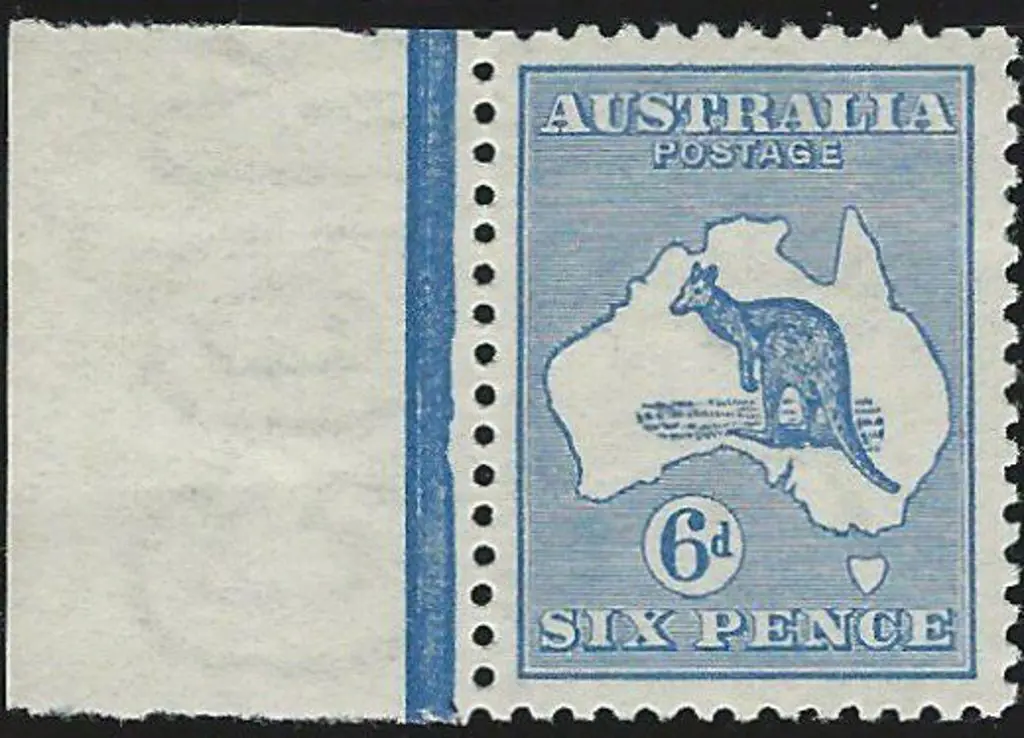 1913 1st wmk 6d ultramarine. MLH with left ... Image 1++