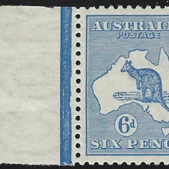 1913 1st wmk 6d ultramarine. MLH with left ...
