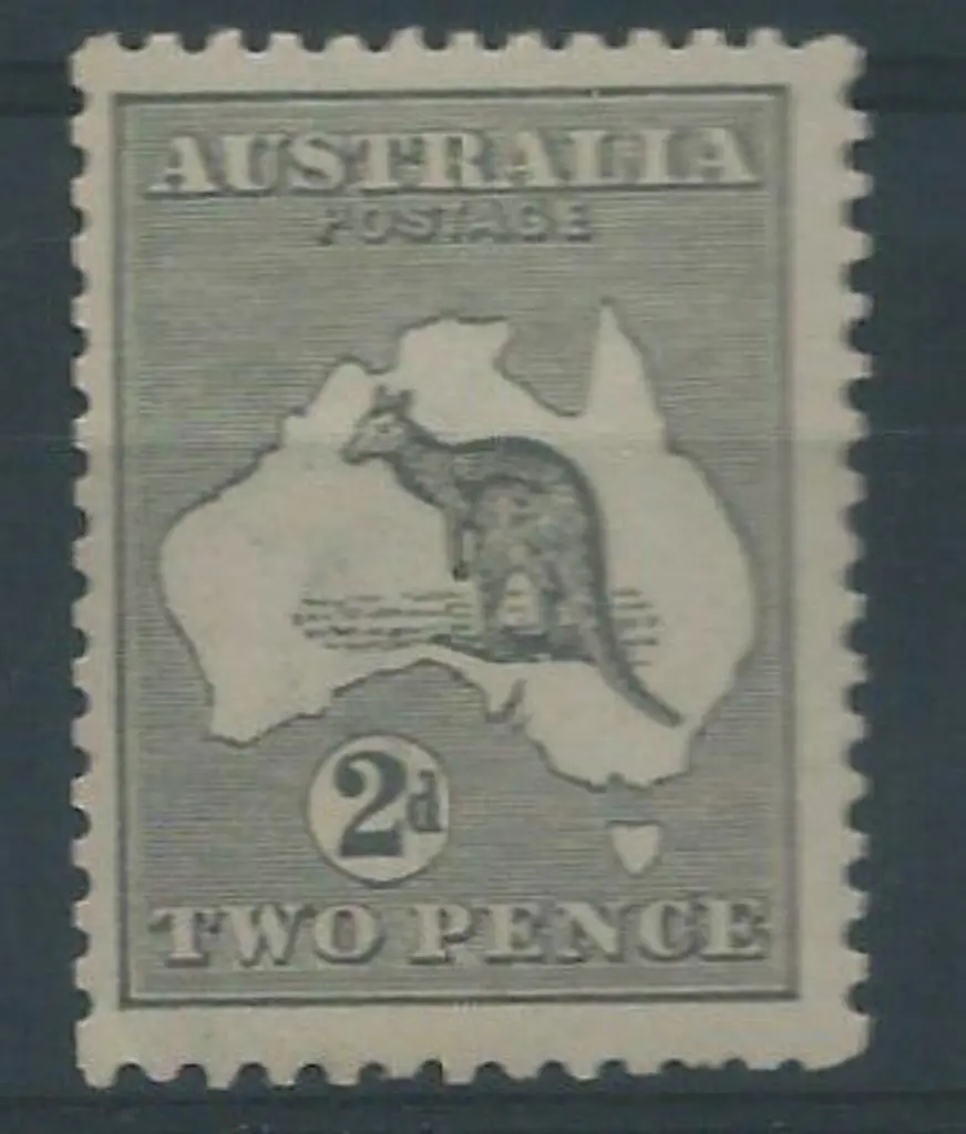 1915 2nd wmk 2d grey. MUH with mild toning & ... Image 1++