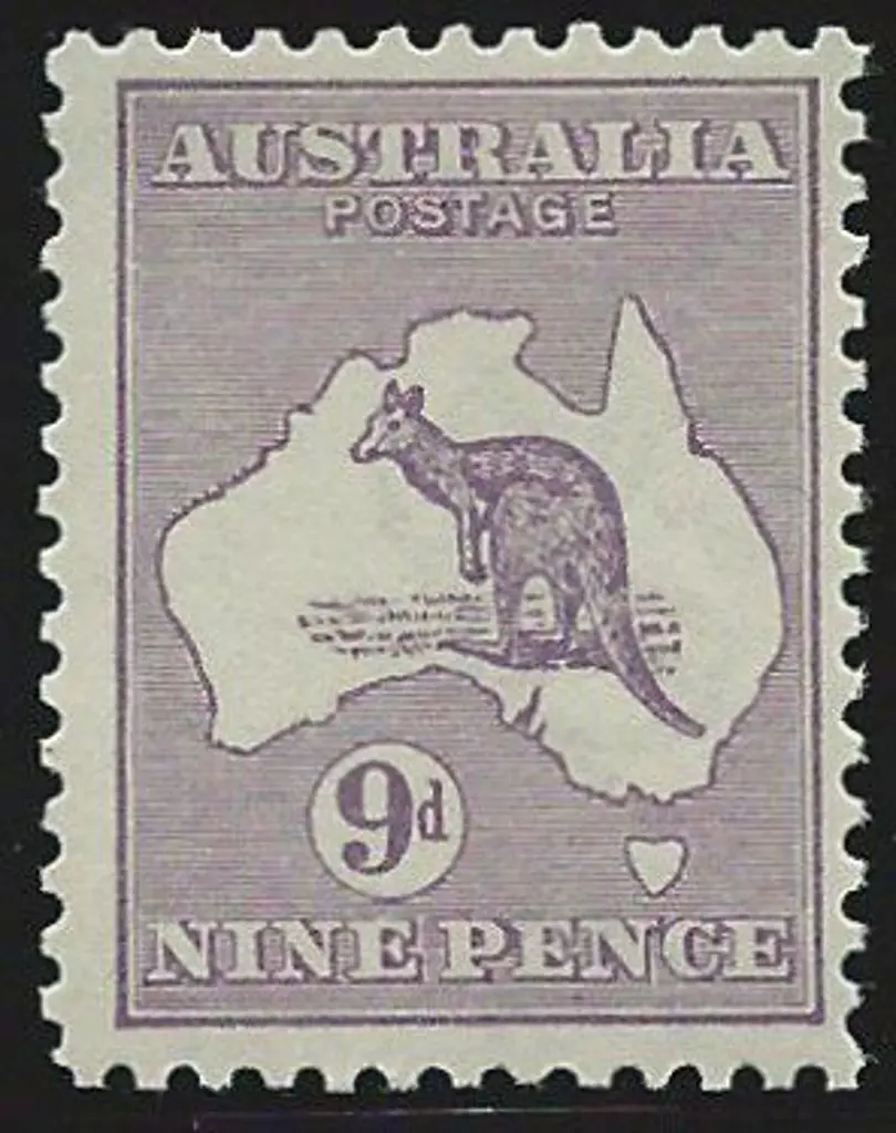 1915 2nd wmk 9d pale violet. MUH & centred to ... Image 1++