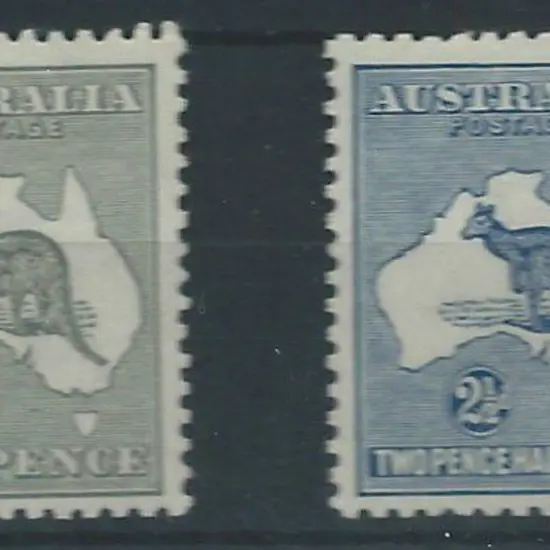 1915-28 3rd wmk 2d grey Die I & 2½d blue. Both MLH ...