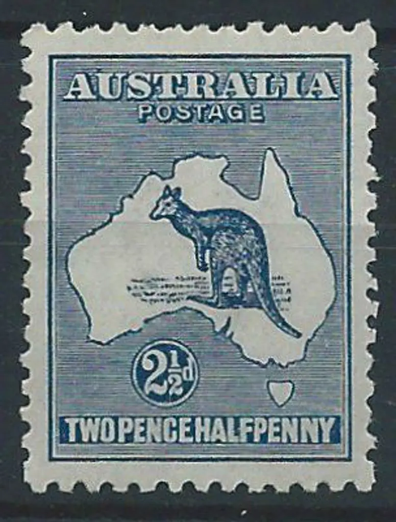 1915-28 3rd wmk 2½ deep blue well centred MUH & ... Image 1++