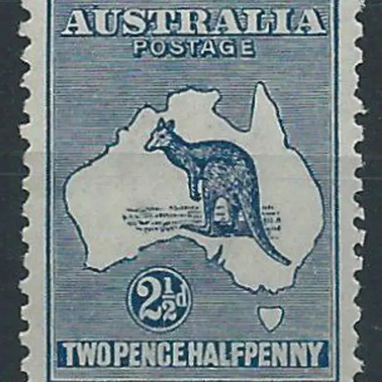 1915-28 3rd wmk 2½ deep blue well centred MUH & ...