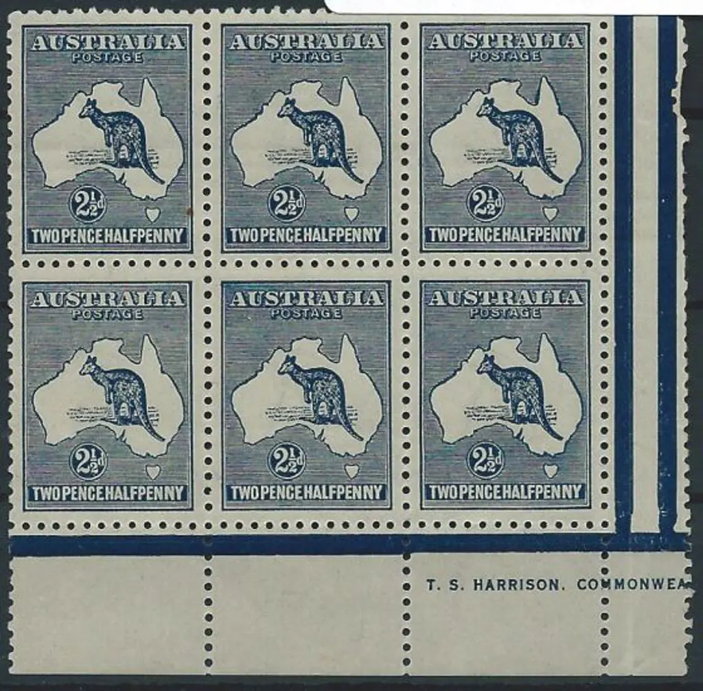 1915-28 3rd wmk 2½d indigo Harrison left pane ... Image 1++