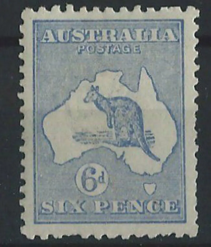 1915-28 3rd wmk 6d ultramarine, Die II. MLH. Some ... Image 1++