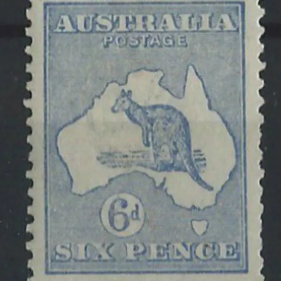 1915-28 3rd wmk 6d ultramarine, Die II. MLH. Some ...