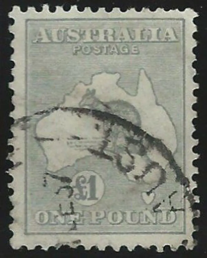1931-47 CofA £1 grey with part 1937 cds. Well ... Image 1++