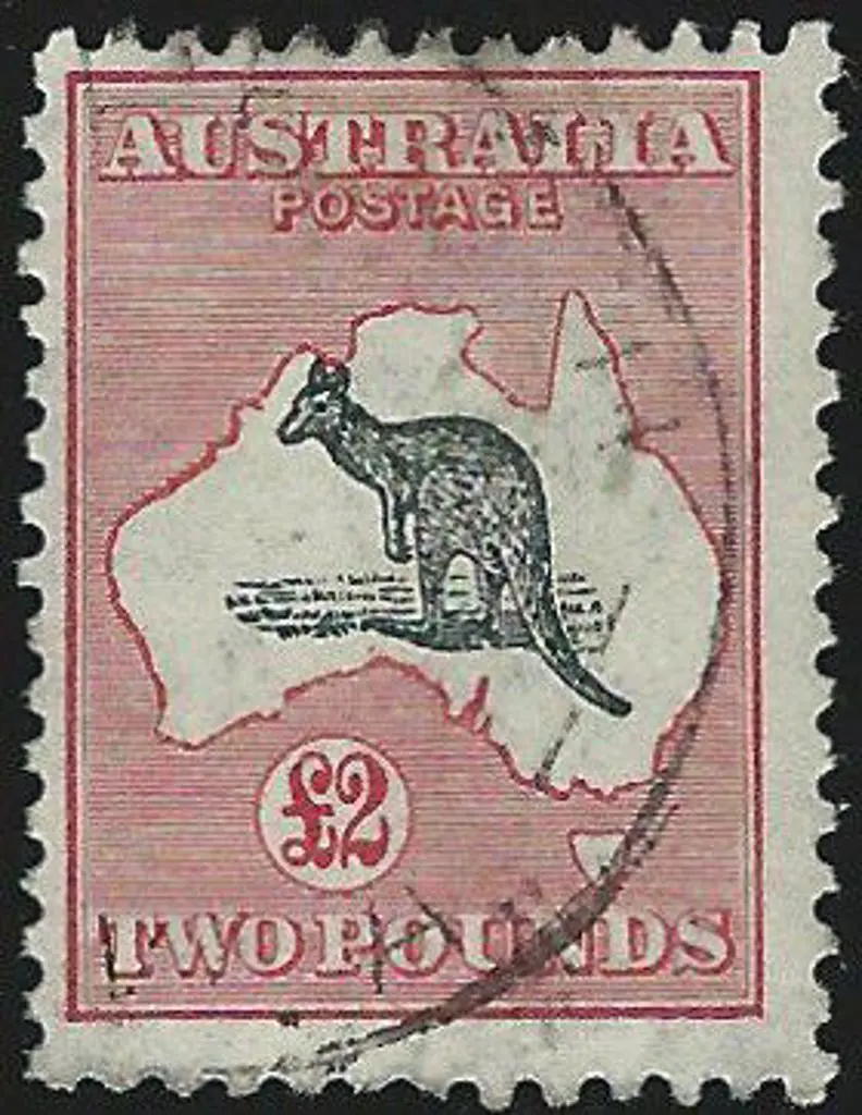 1931-47 CofA £2 black & rose with light indistinct ... Image 1++