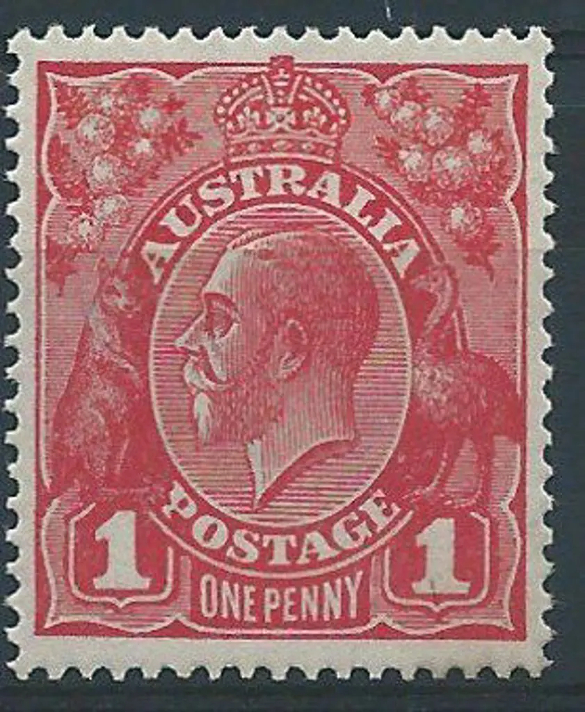 1918-20 Large Mult Perf.14 1½d deep red-brown ... Image 1++