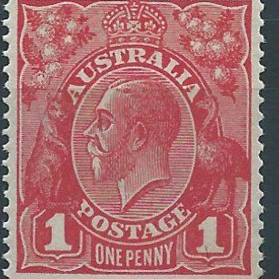 1918-20 Large Mult Perf.14 1½d deep red-brown ...