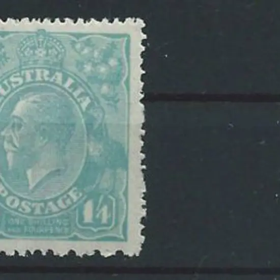 1918-23 Single wmk 1/4d pale blue MLH pair centred ...