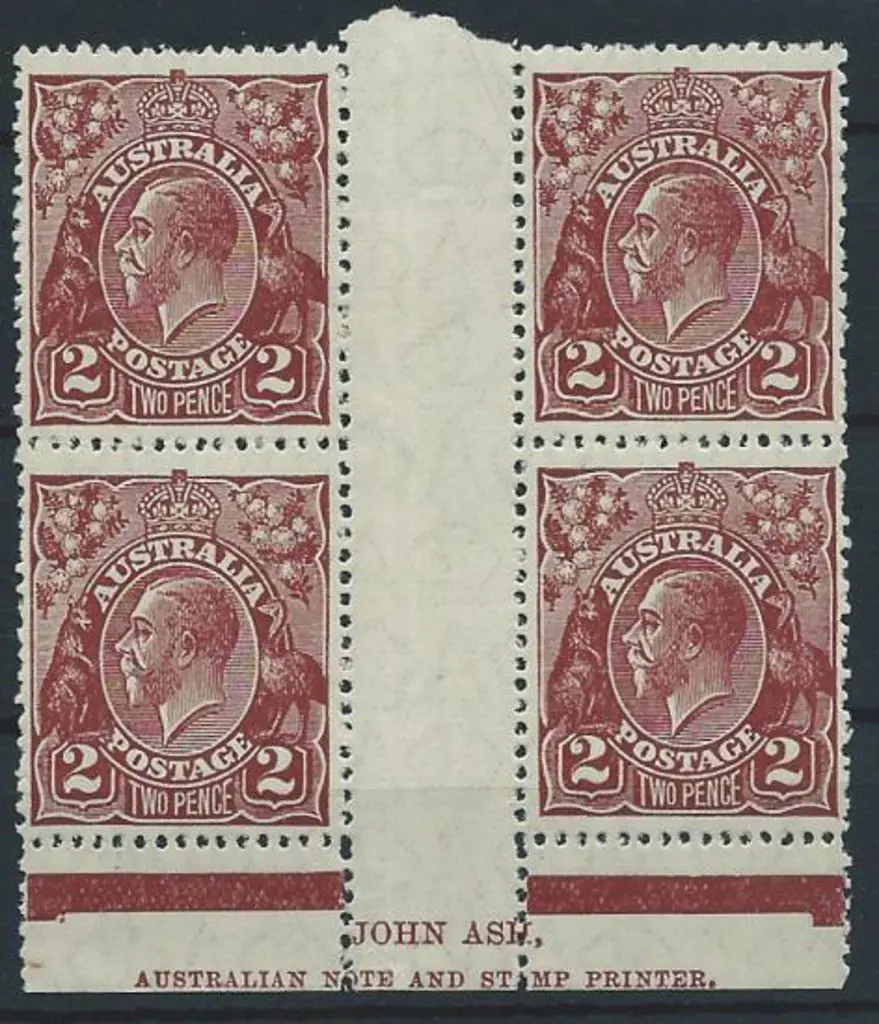 1926-30 SM wmk Perf 13½x12½ 2d deep red brown Ash ... Image 1++