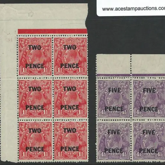1926-30 SM wmk Perf 13½x12½ 2d on 1½d golden ...