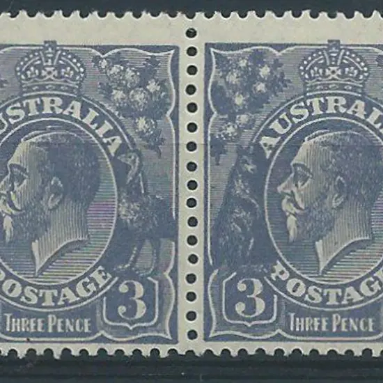 1926-30 SM wmk Perf 13½x12½ 3d dull blue Die I ...