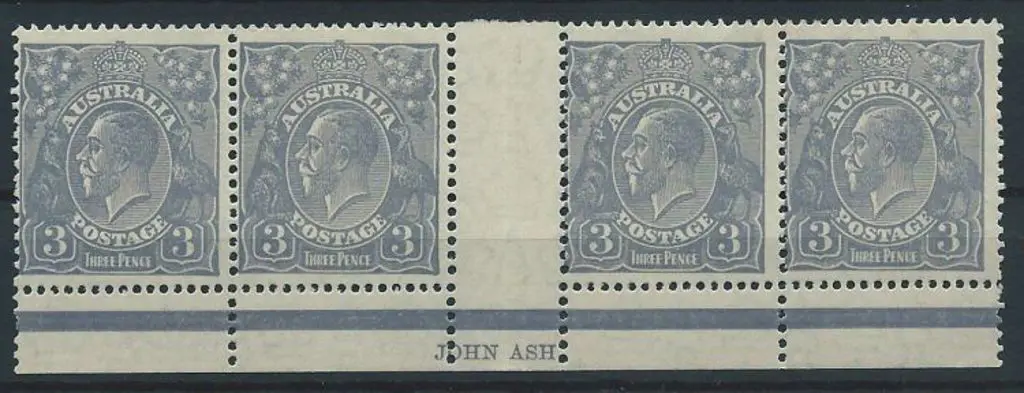 1926-30 SM wmk Perf 13½x12½ 3d pale blue Die I, ... Image 1++