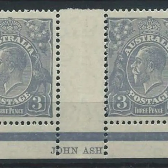 1926-30 SM wmk Perf 13½x12½ 3d pale blue Die I, ...
