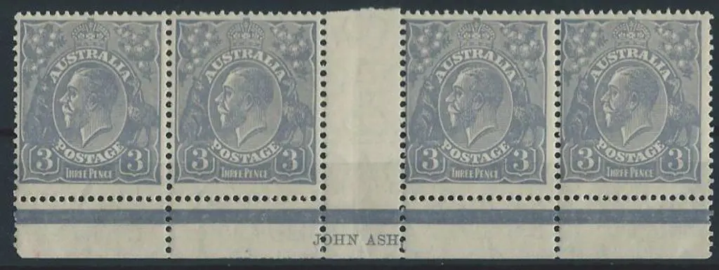 1926-30 SM wmk Perf 13½x12½ 3d pale blue Die I, ... Image 1++