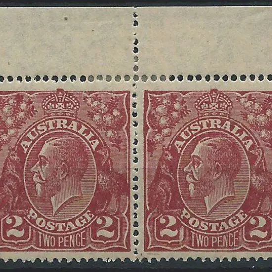 1926-30 SM wmk Perf. 14 2d red brown Die I ...