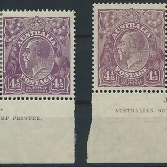 1926-30 SM wmk Perf. 14 4½d violet Die I Ash ...