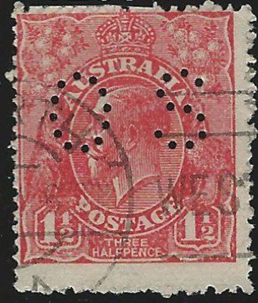 1924/26 1½d red Die I KGV, single wmk, on very ... Image 1++