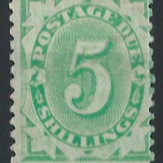 1902/04 5/- emerald green Postage Due with wmk ...
