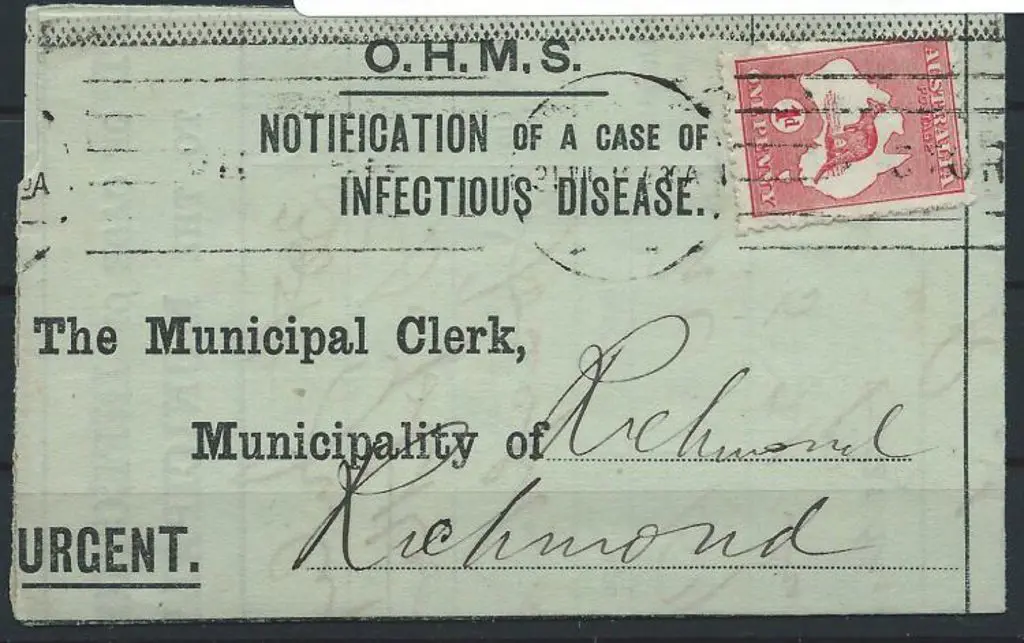 1914 (30th July) "Notification of a Case of ... Image 1++