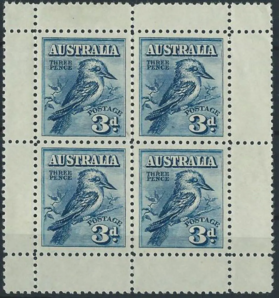 1928 Kookaburra Miniature Sheet. Fresh MVLH in top ... Image 1++