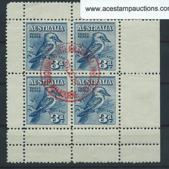1928 Kookaburra Miniature Sheet CTO with ...