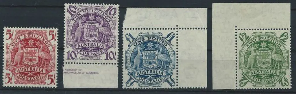 1949/50 Arms set of 4 to £2. Fresh MUH & all ... Image 1++