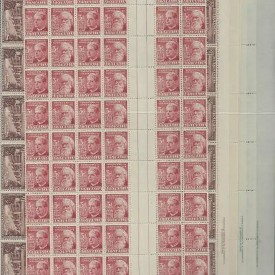 1951 Federation set of 4 in complete sheets ...