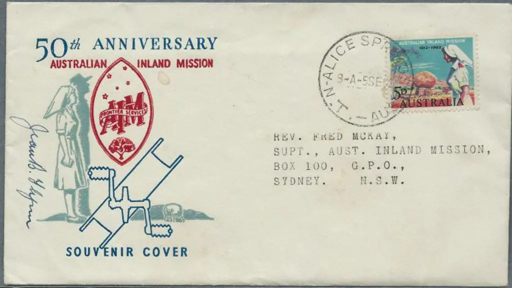1962 (5th Sept) 5d Inland Mission illust FDC pmkd ... Image 1++