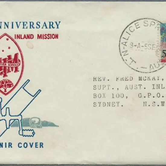 1962 (5th Sept) 5d Inland Mission illust FDC pmkd ...