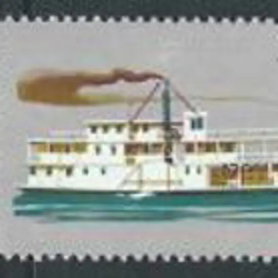 1972 80c Pioneer Commerce horizontal strip of 5 ...