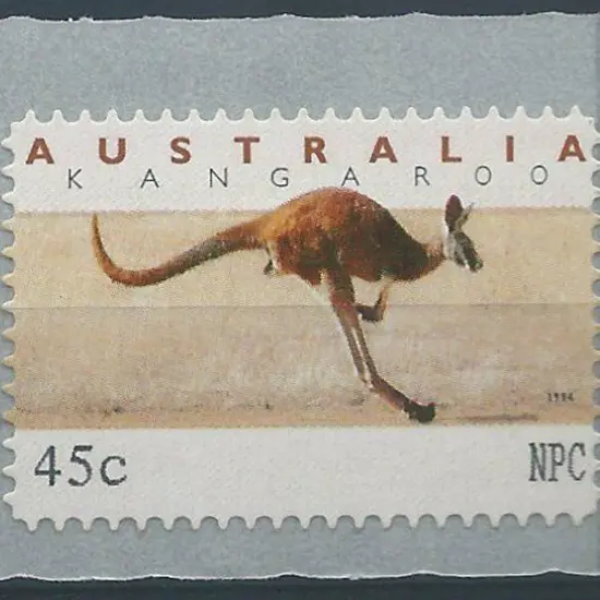 1996 45c Monetel Kangaroo with NPL trial imprint ...
